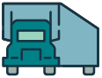 Image shows: Icon of semi truck
