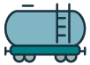 image shows: icon of railroad car