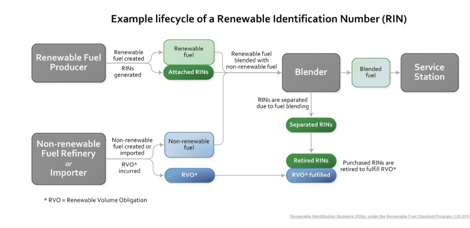 Chevron Lifecycle of RINS graphic