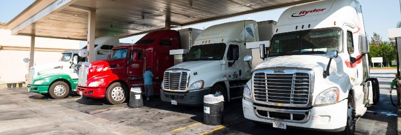 about-diesel-engines fleet-at-truck-stop