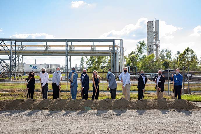 REG geismar breaking ground.